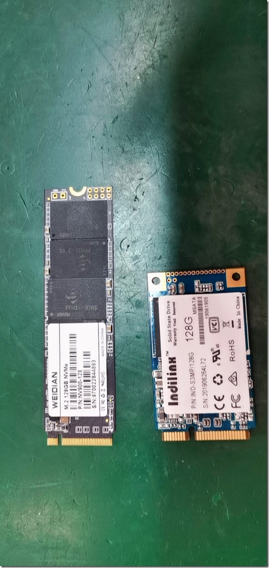 只支持 M2 NVME 和一个msata ssd