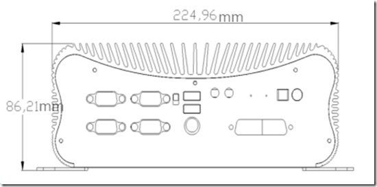 机身尺寸 size mm